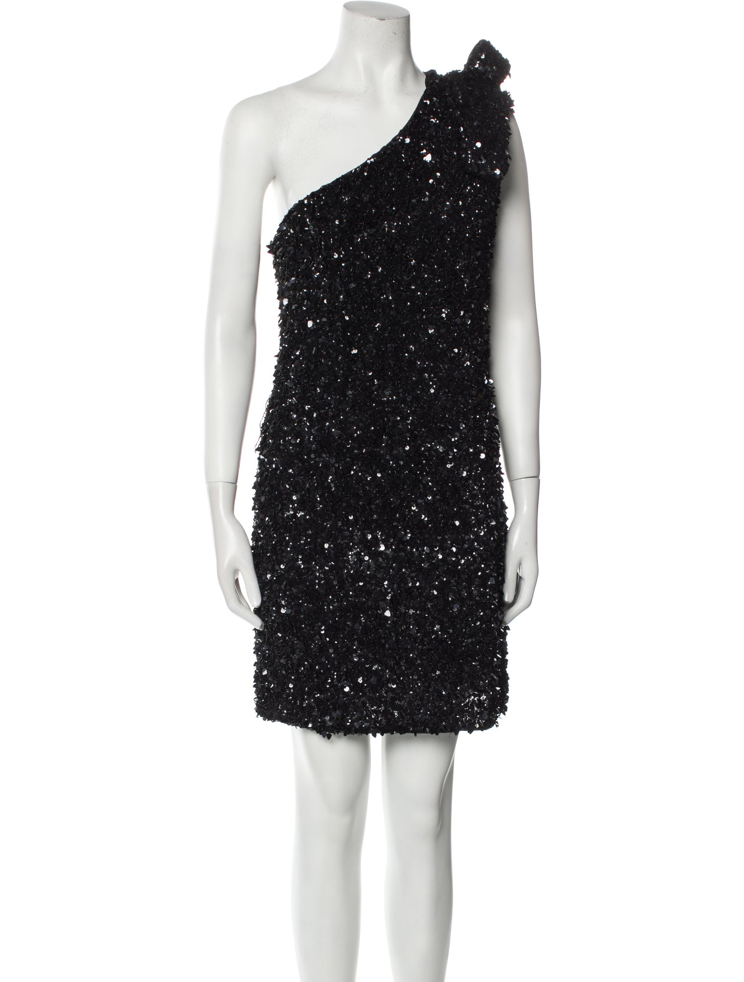 Rachel Gilbert One-Shoulder Mini Dress