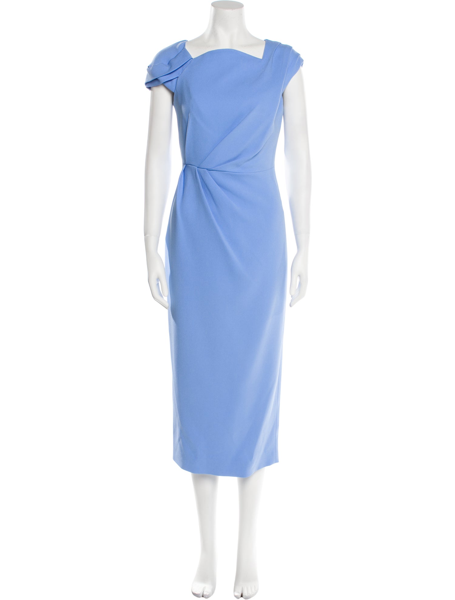 Rachel Gilbert Square Neckline Long Dress