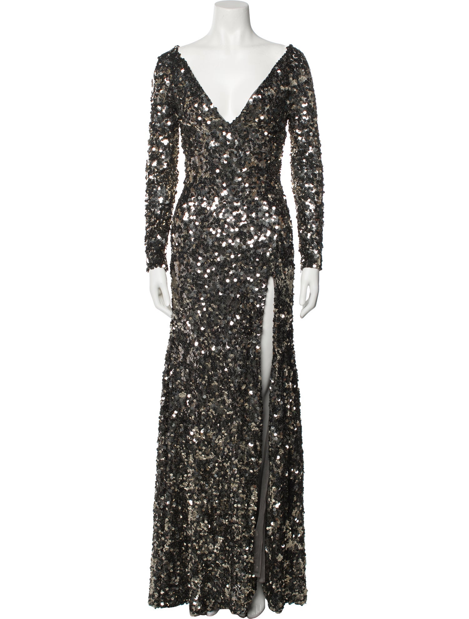 Rachel Gilbert V-Neck Long Dress w/ Tags