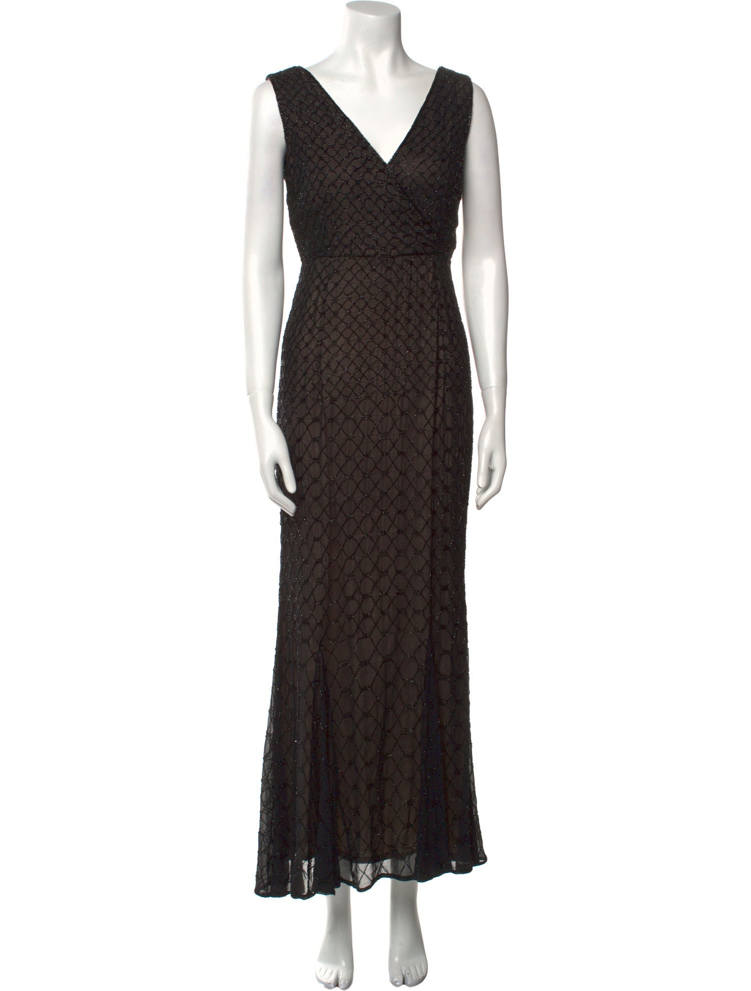 Rachel Gilbert Silk Long Dress
