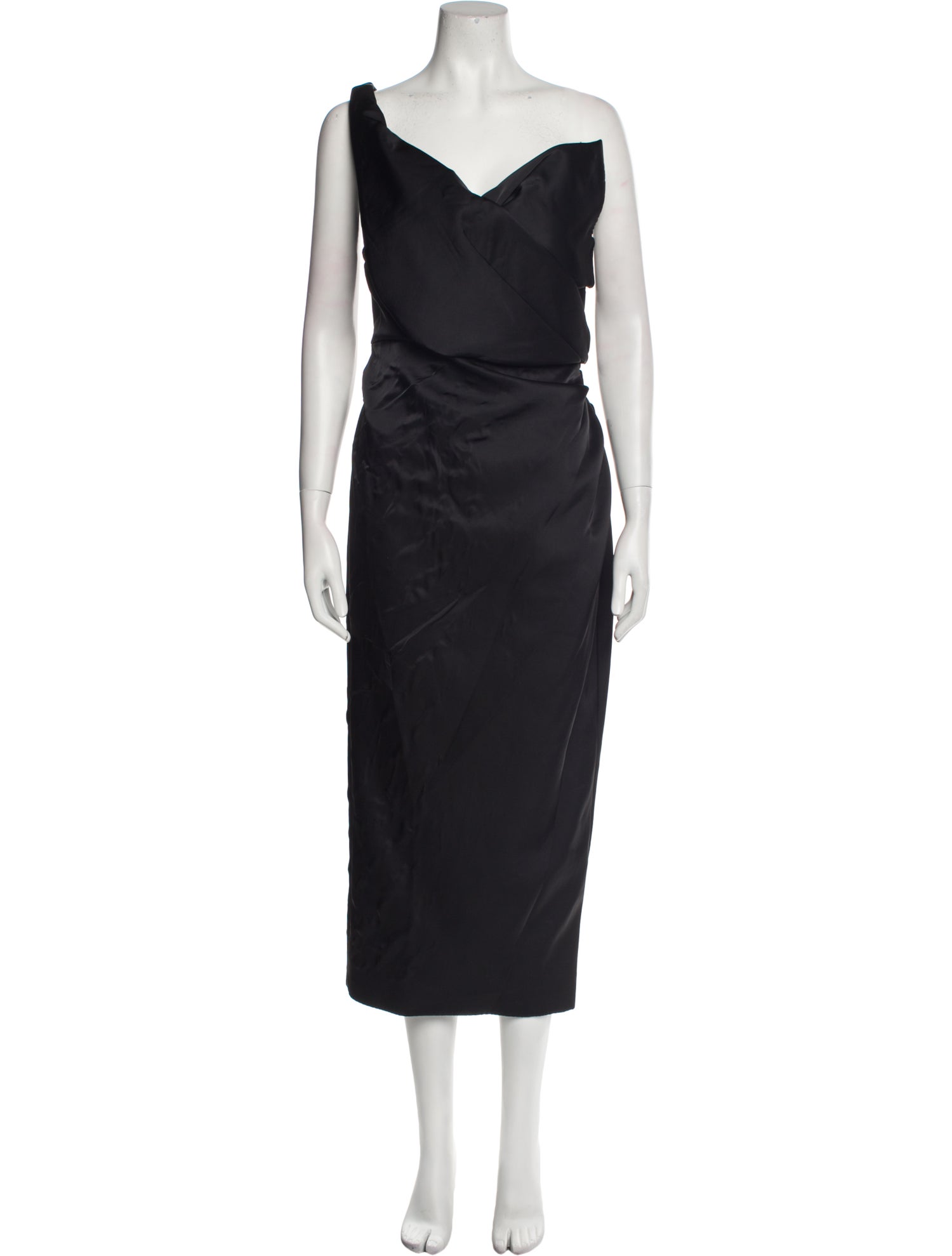 Rachel Gilbert One-Shoulder Long Dress