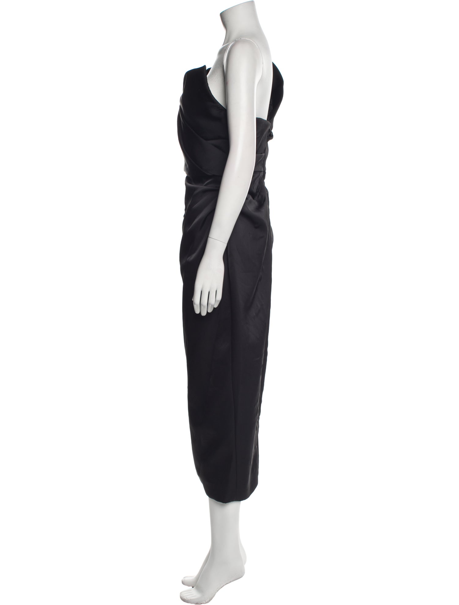 Rachel Gilbert One-Shoulder Long Dress