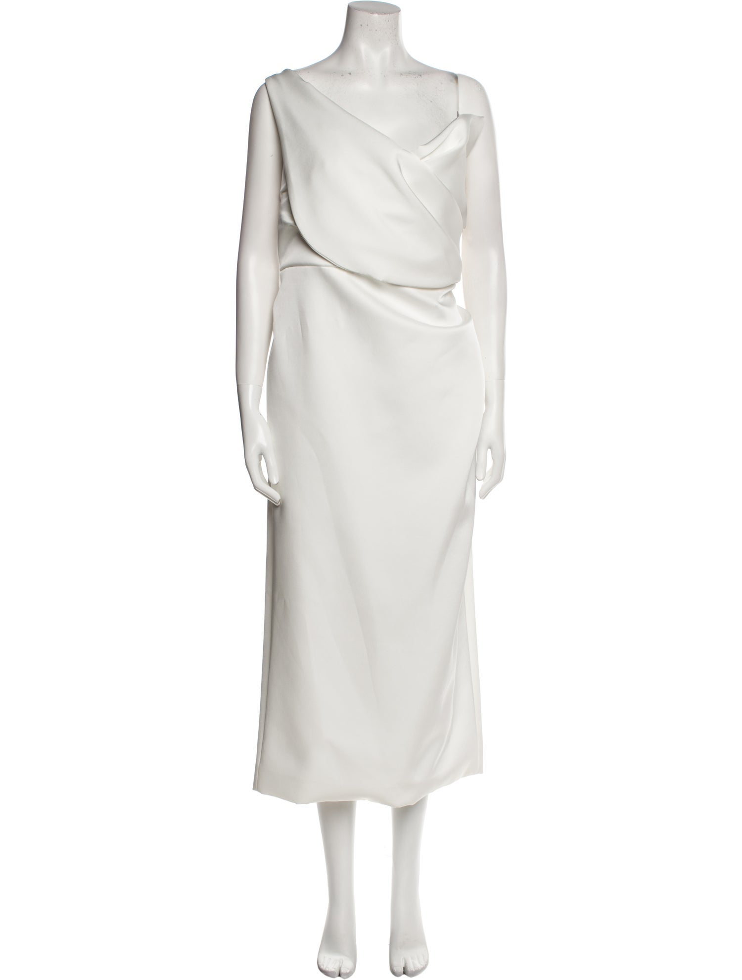 Rachel Gilbert One-Shoulder Long Dress