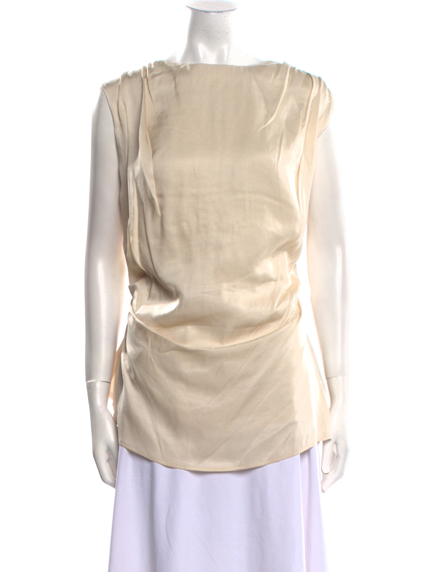 Rachel Gilbert Bateau Neckline Sleeveless Tunic