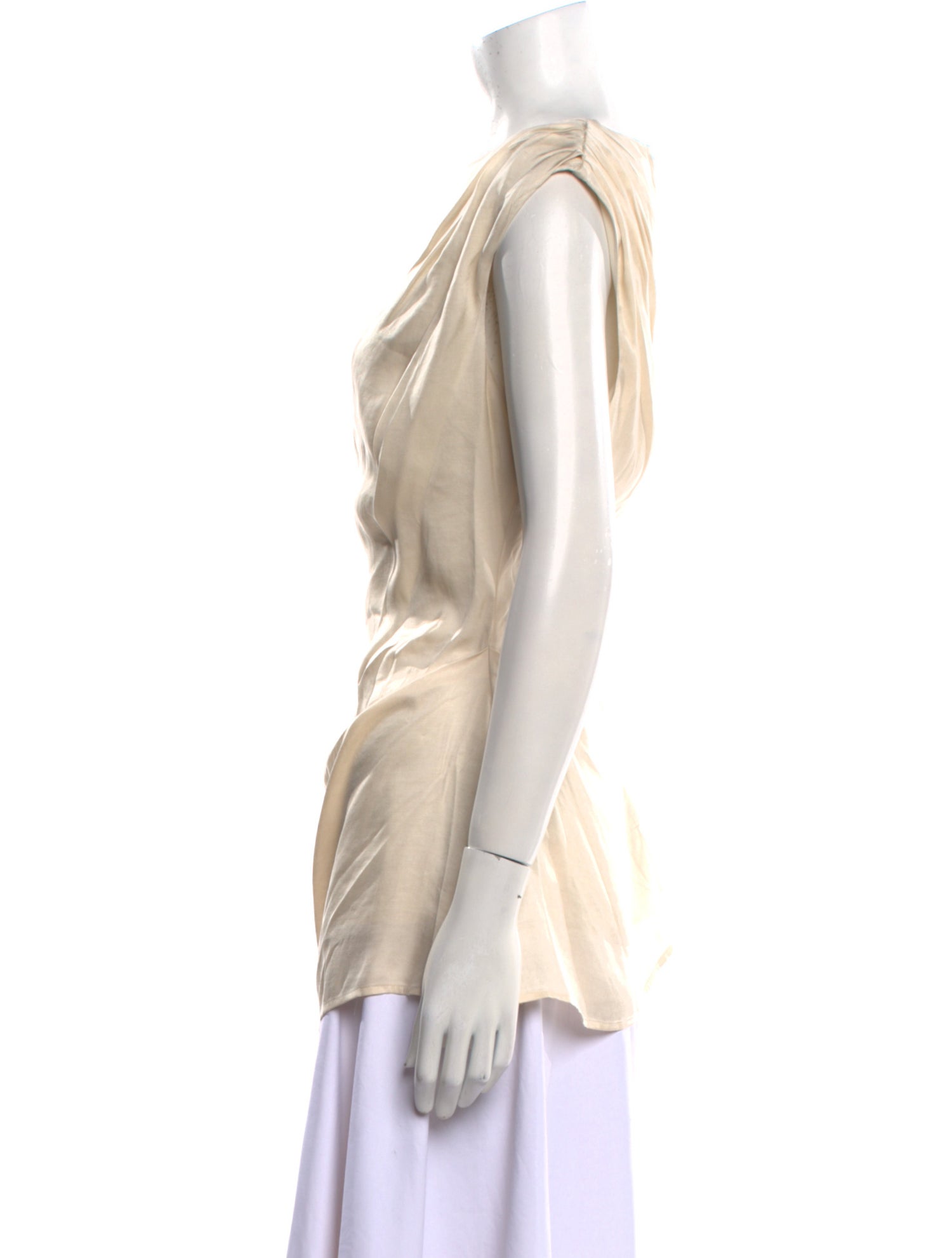 Rachel Gilbert Bateau Neckline Sleeveless Tunic