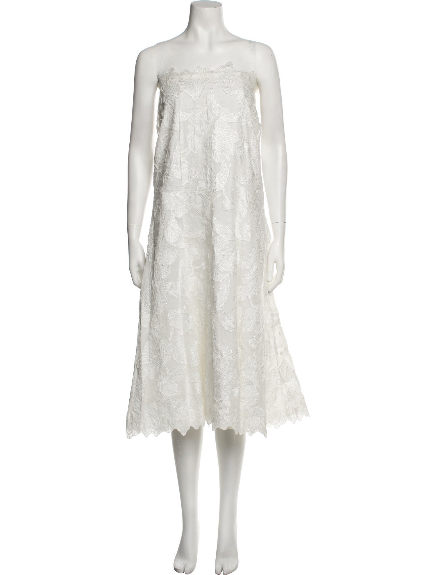 Rachel Gilbert Lace Pattern Long Skirt