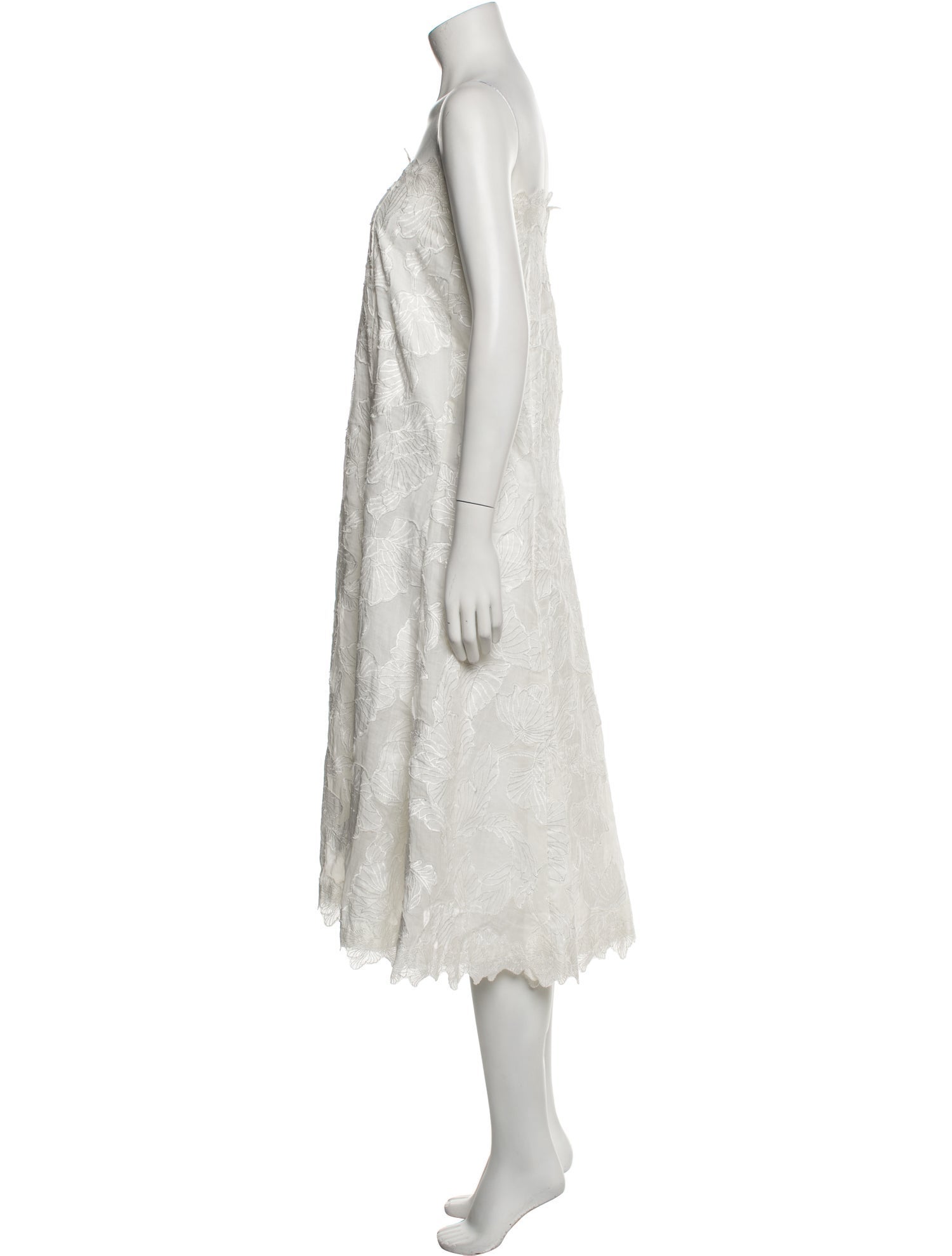 Rachel Gilbert Lace Pattern Long Skirt