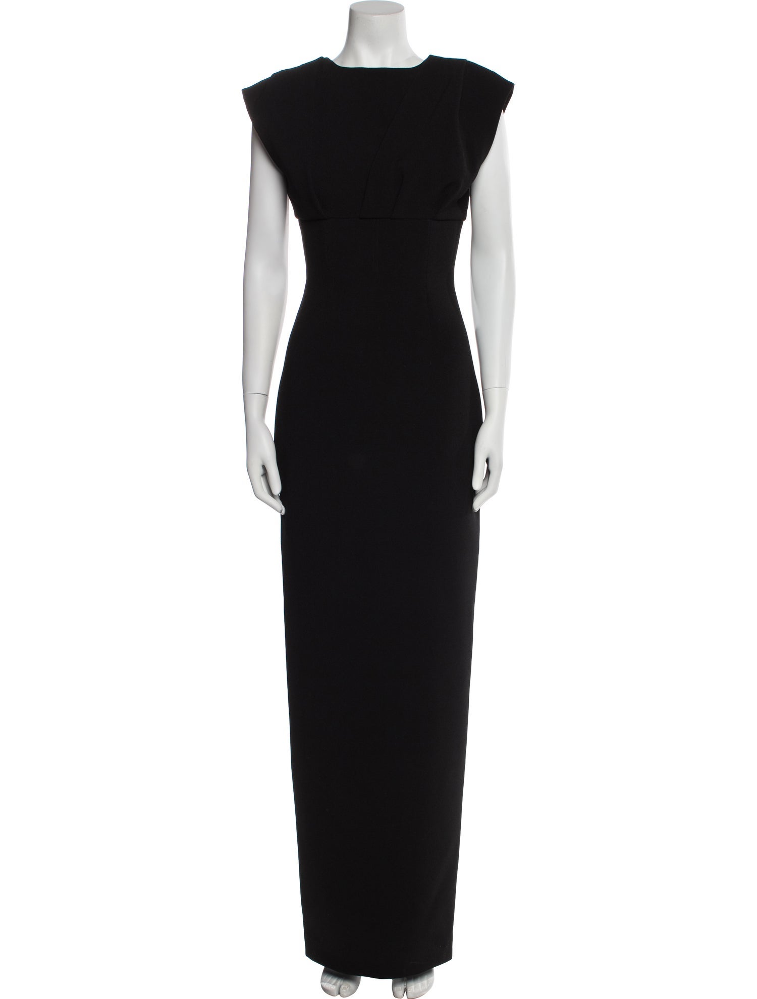 Rachel Gilbert Crew Neck Long Dress