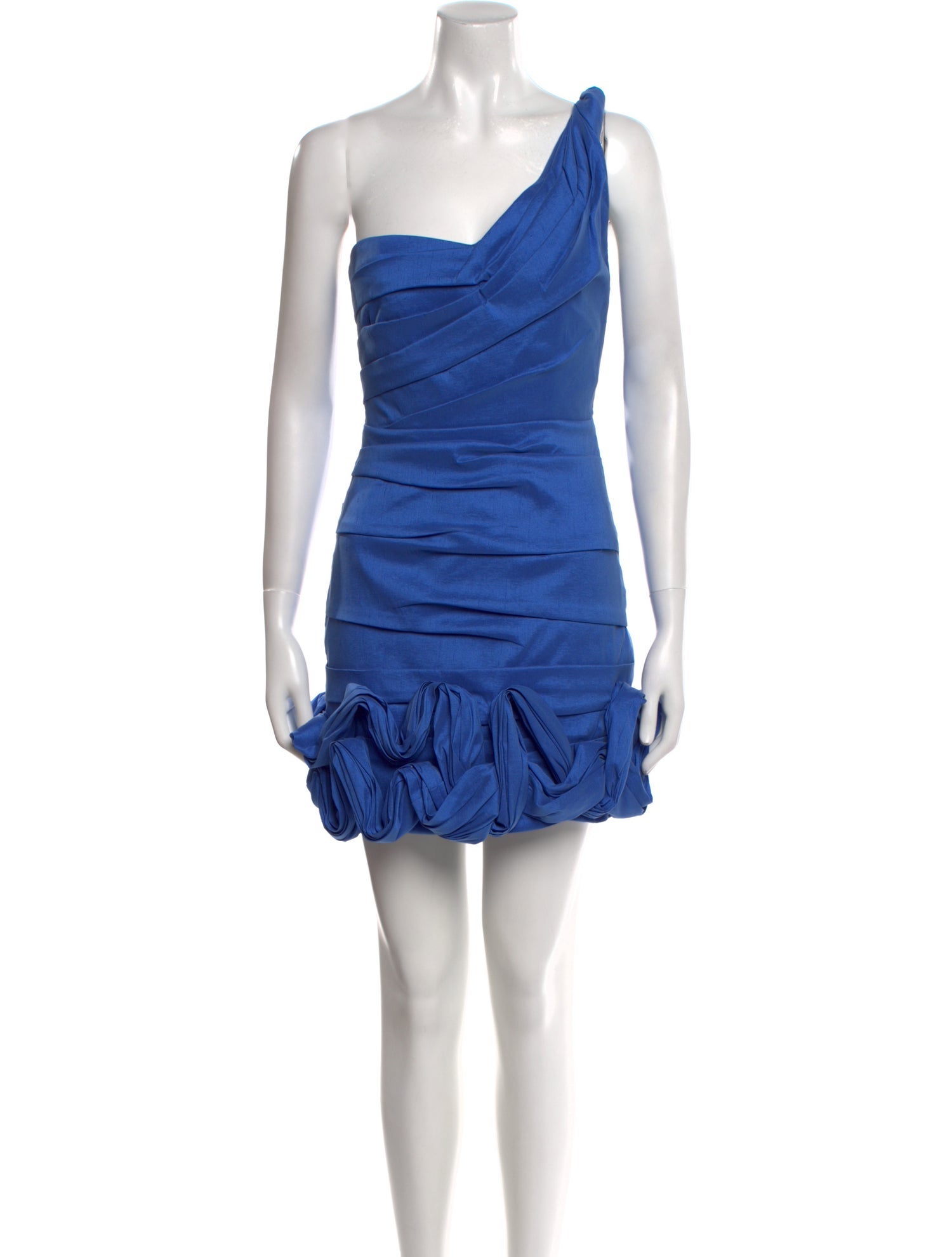 Rachel Gilbert One-Shoulder Mini Dress