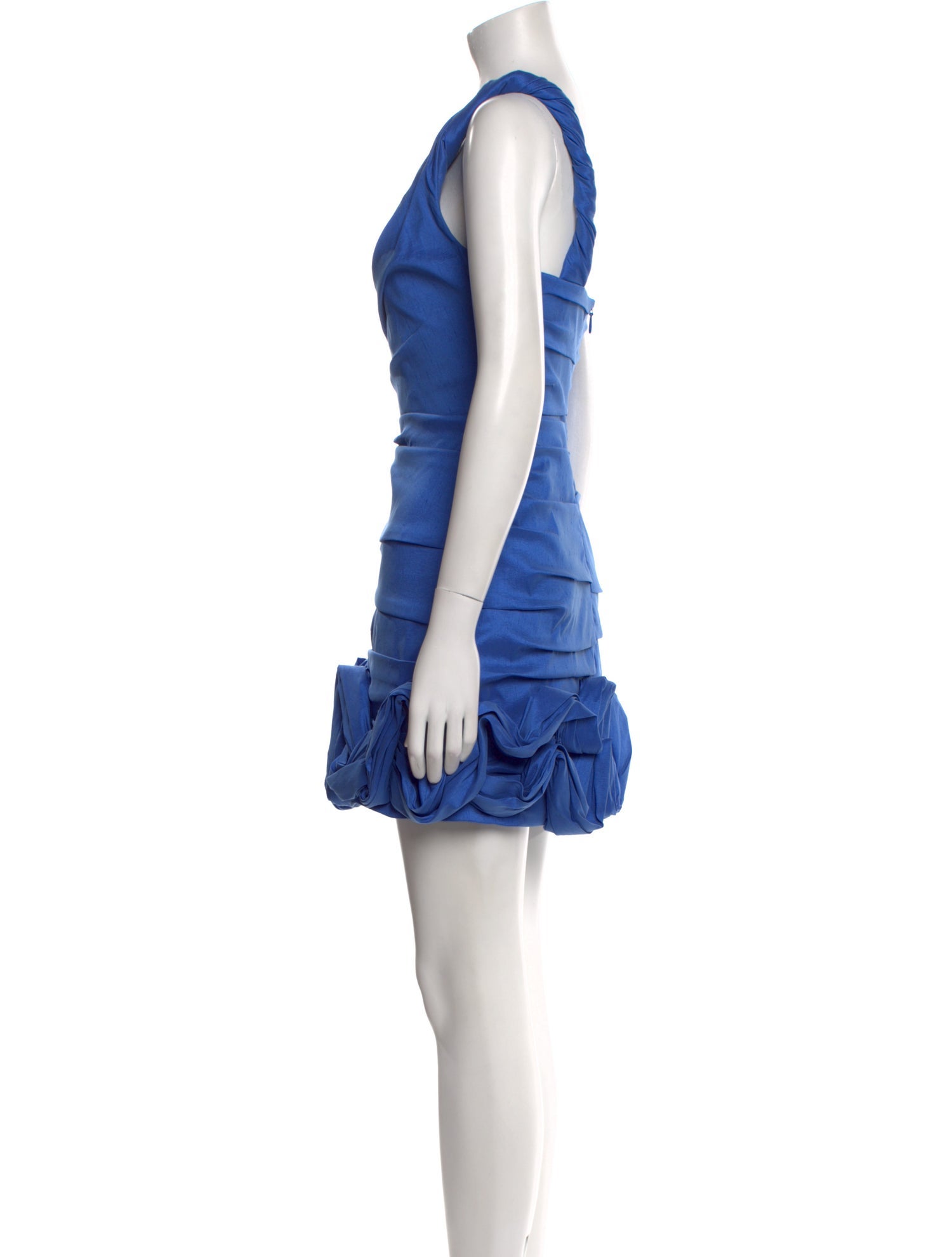 Rachel Gilbert One-Shoulder Mini Dress