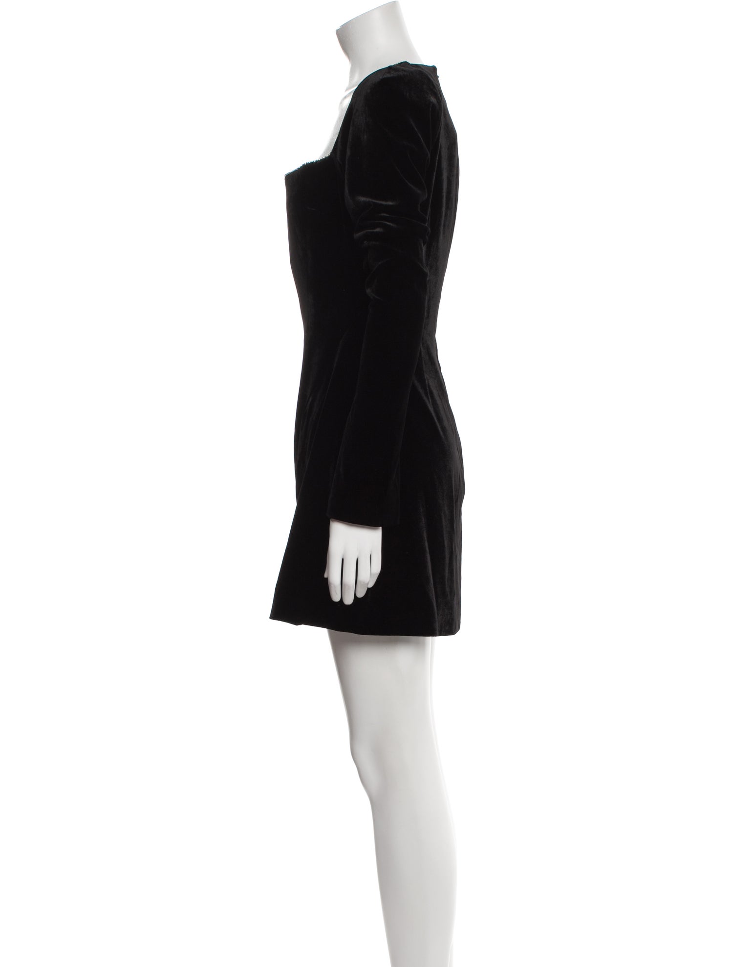 Rachel Gilbert Square Neckline Mini Dress