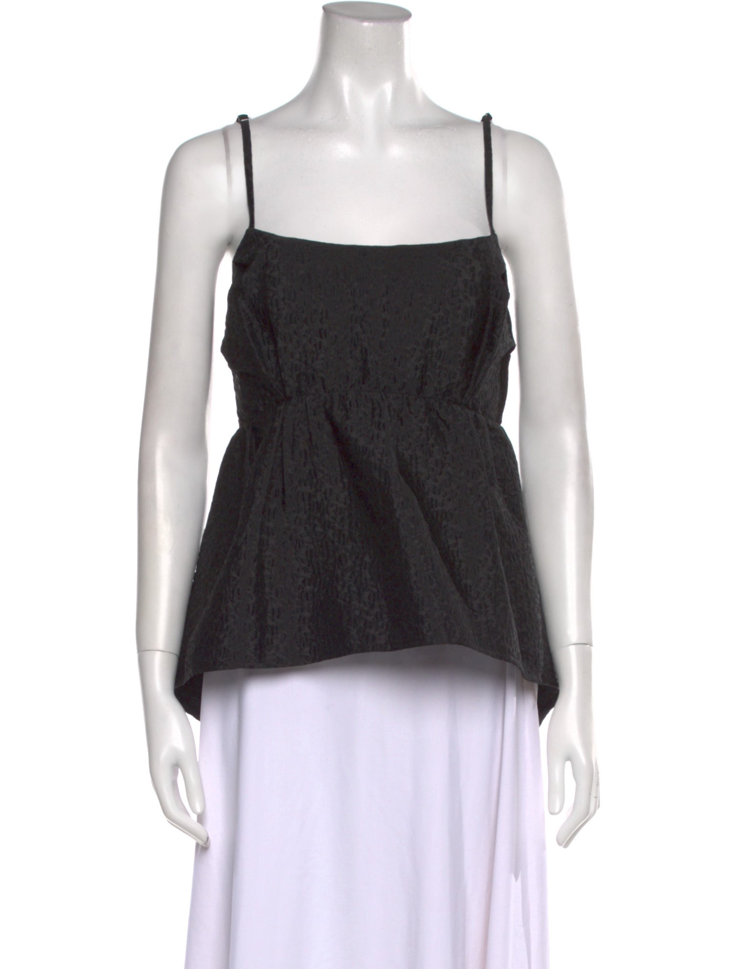 Rachel Gilbert Square Neckline Sleeveless Top