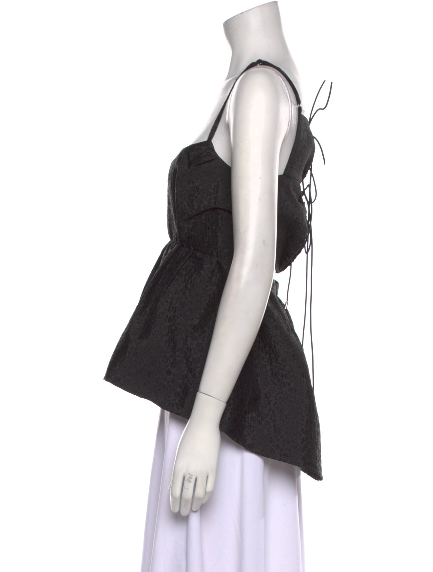 Rachel Gilbert Square Neckline Sleeveless Top