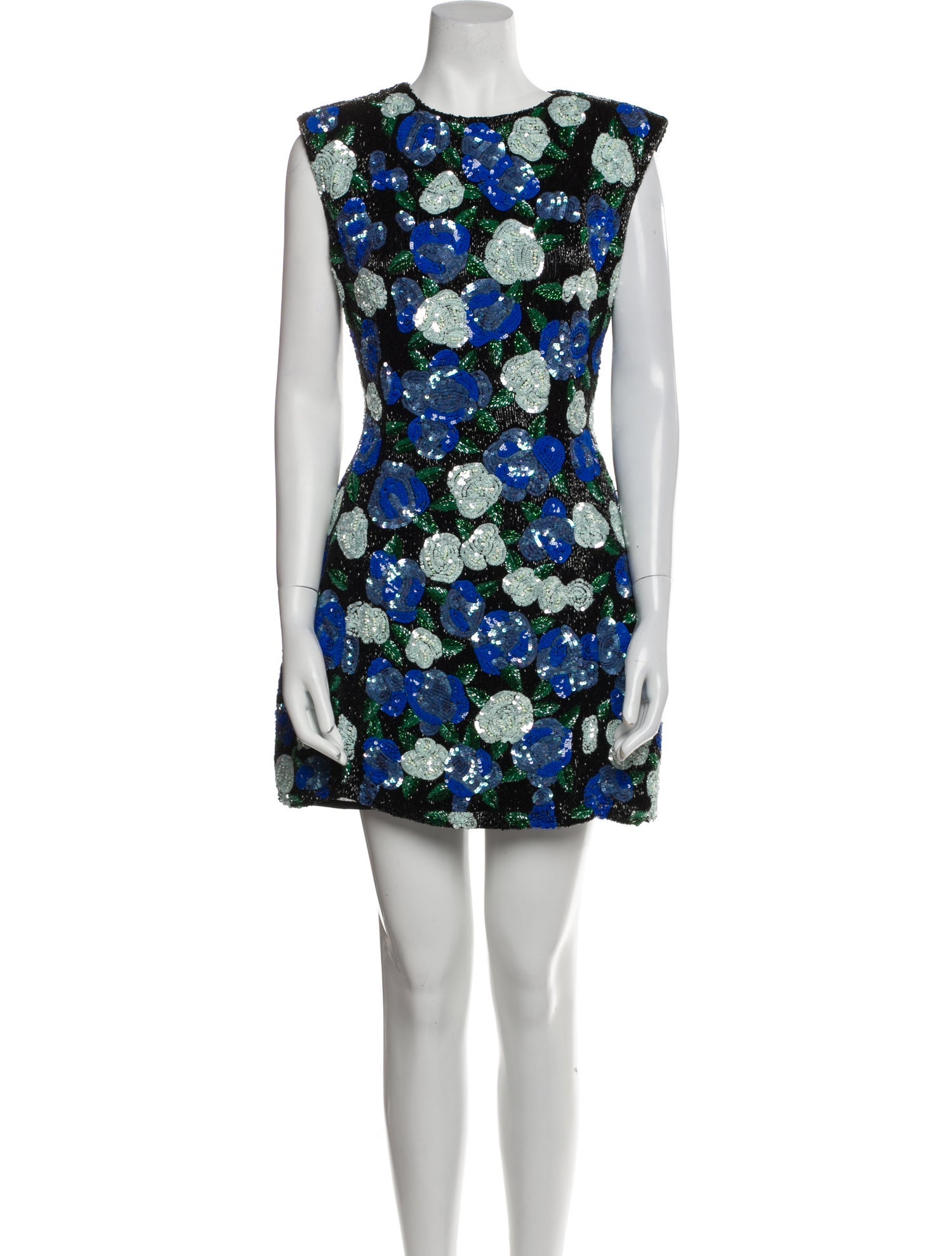 Rachel Gilbert Floral Print Mini Dress