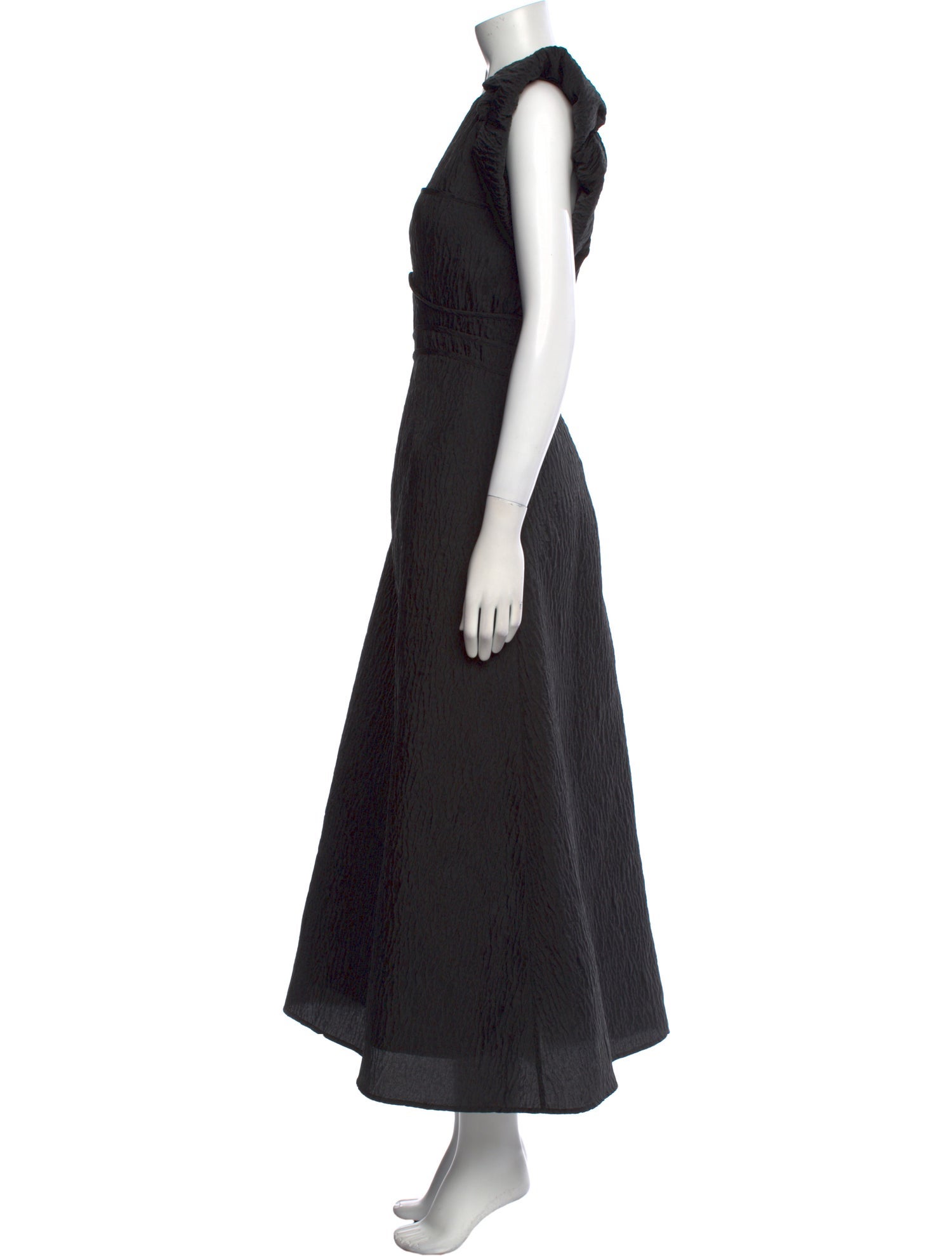 Rachel Gilbert Bateau Neckline Long Dress w/ Tags