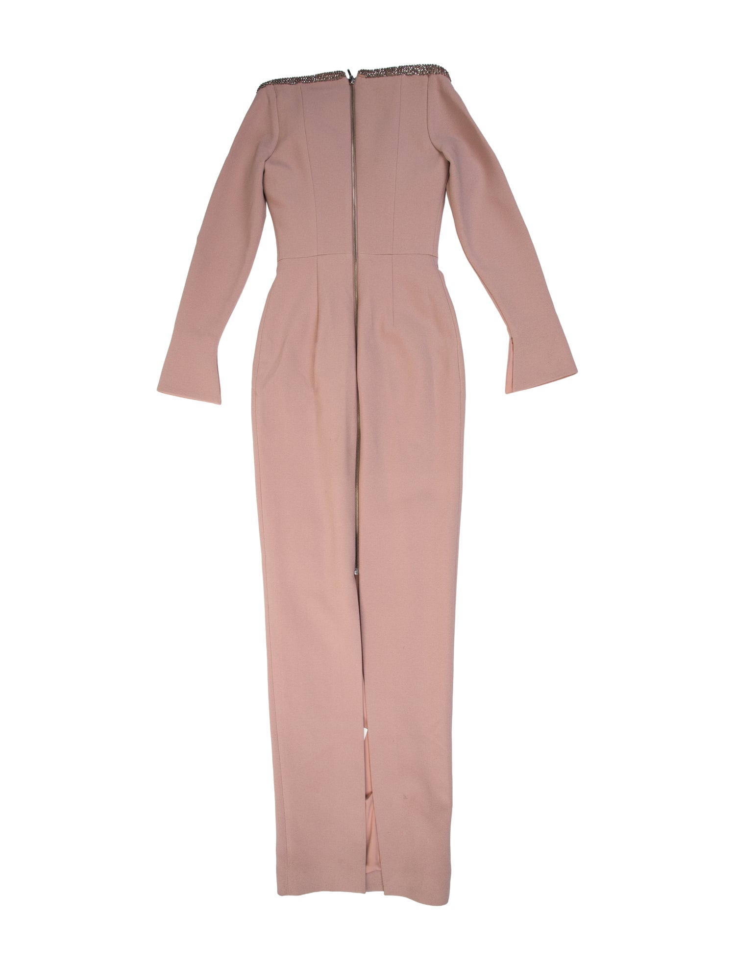 Rachel Gilbert Mock Neck Long Dress