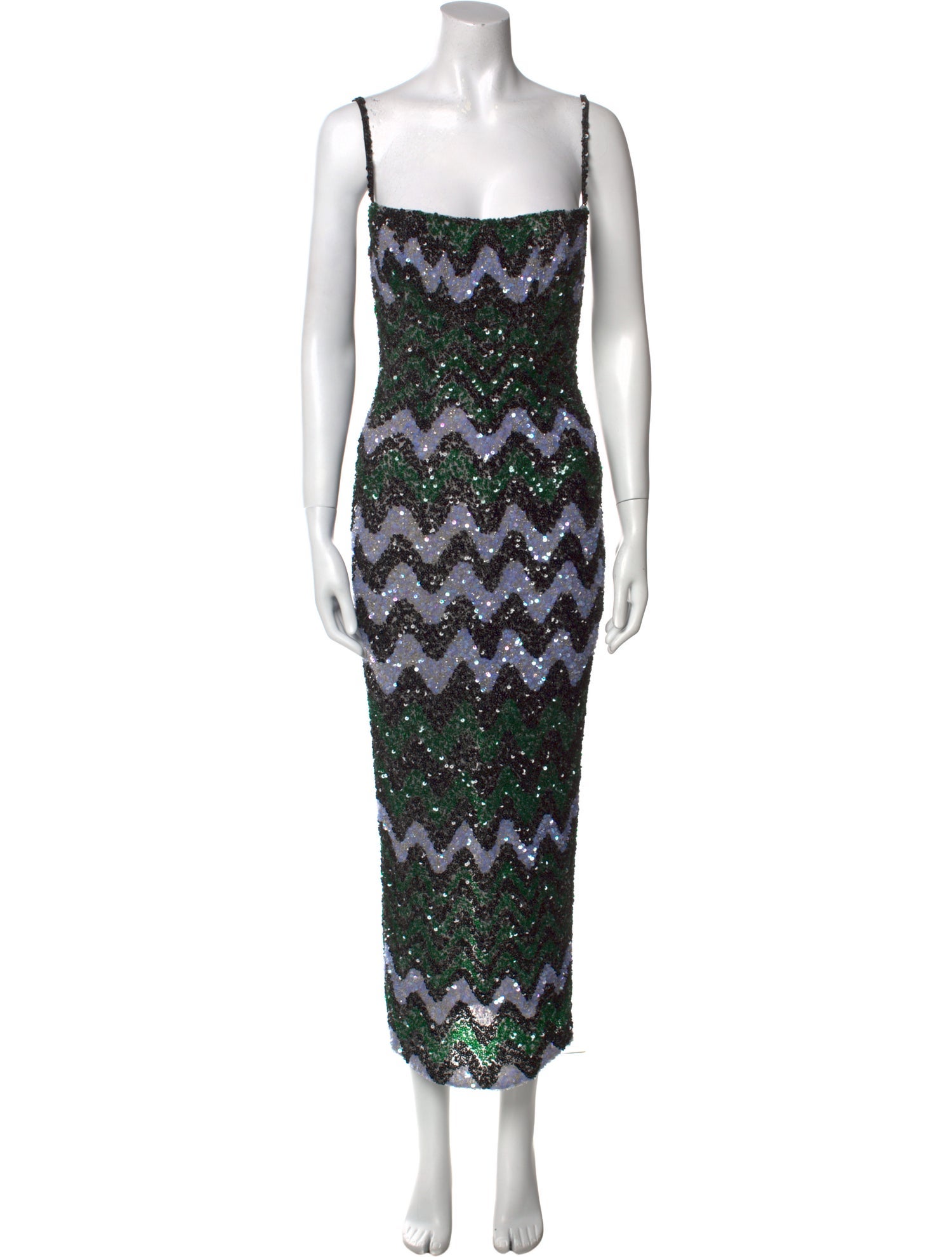 Rachel Gilbert Printed Long Dress