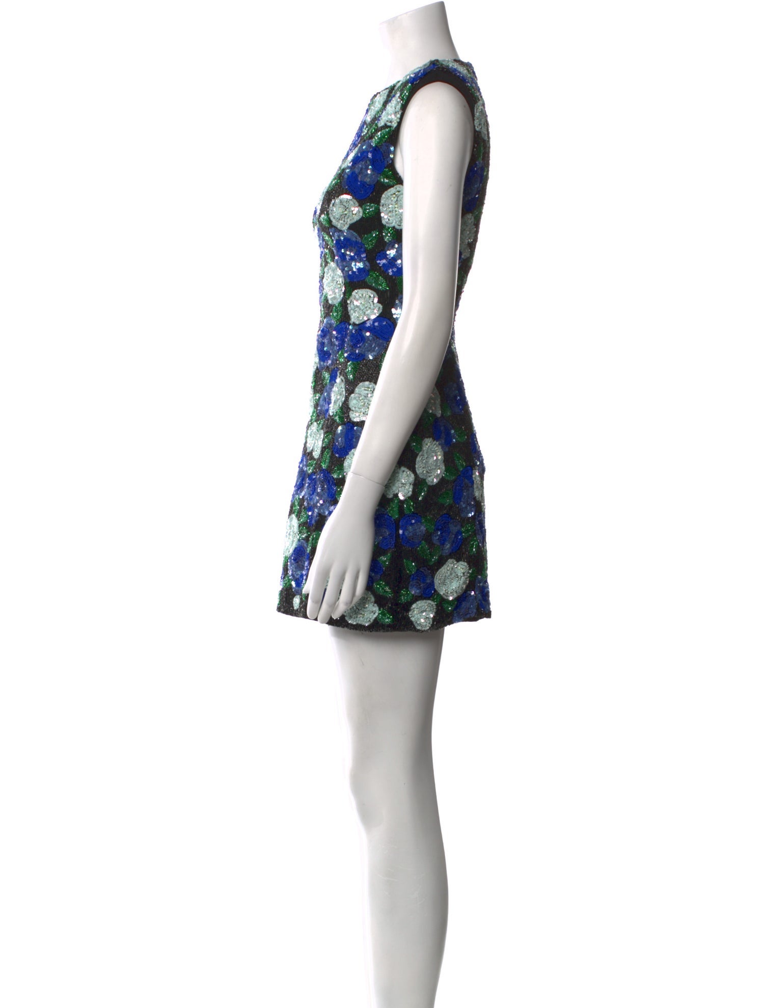 Rachel Gilbert Floral Print Mini Dress