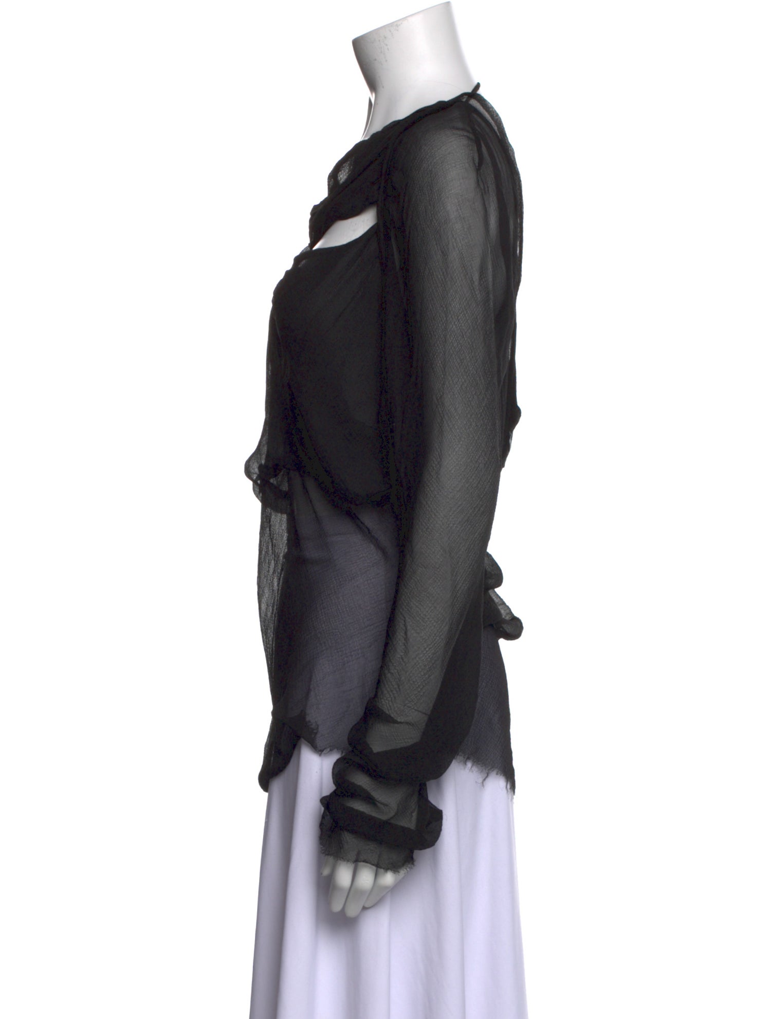 Rachel Gilbert Silk Cowl Neck Blouse