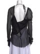 Rachel Gilbert Silk Cowl Neck Blouse