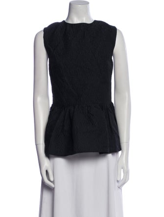 Rachel Gilbert Lace Pattern Crew Neck Top