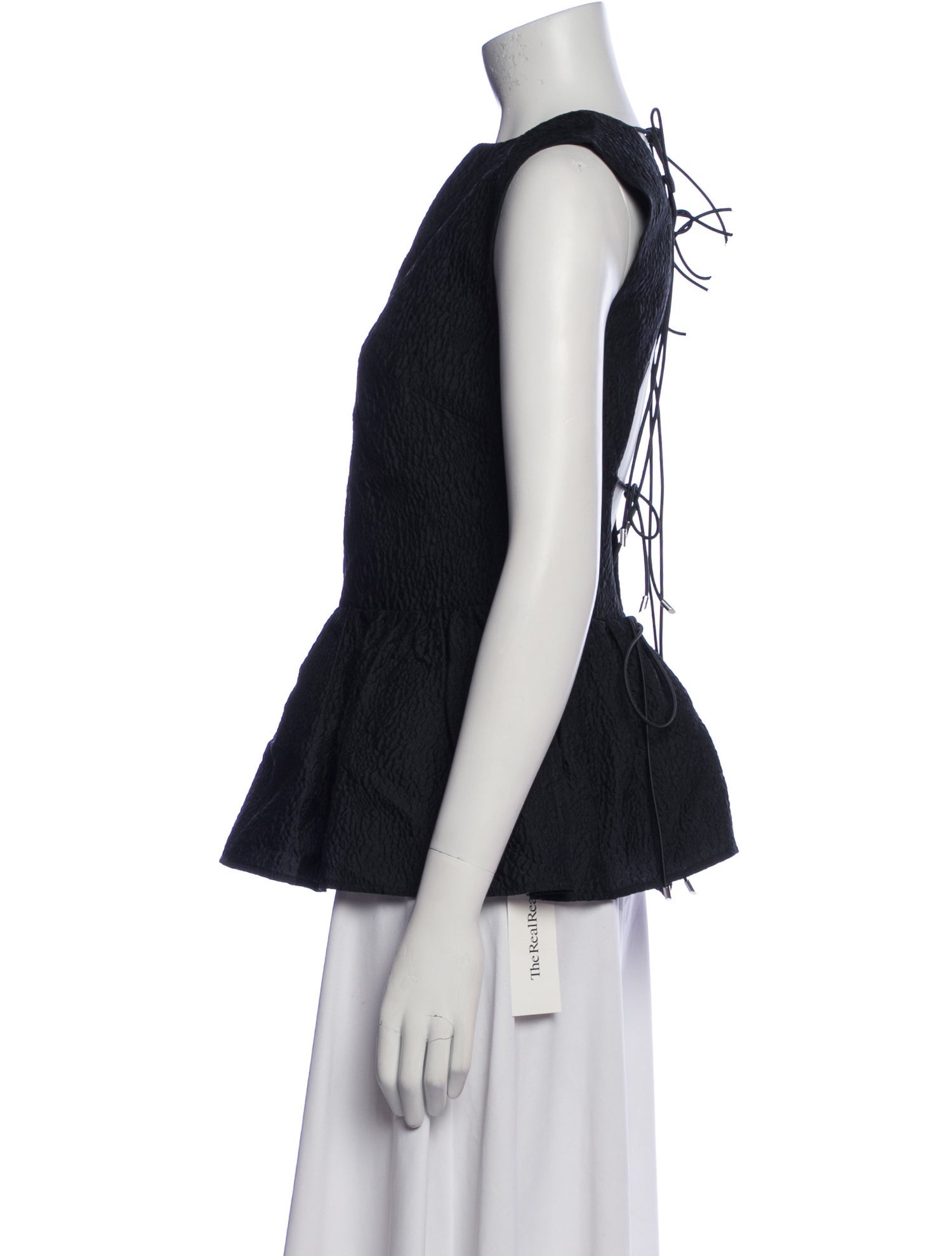 Rachel Gilbert Lace Pattern Crew Neck Top