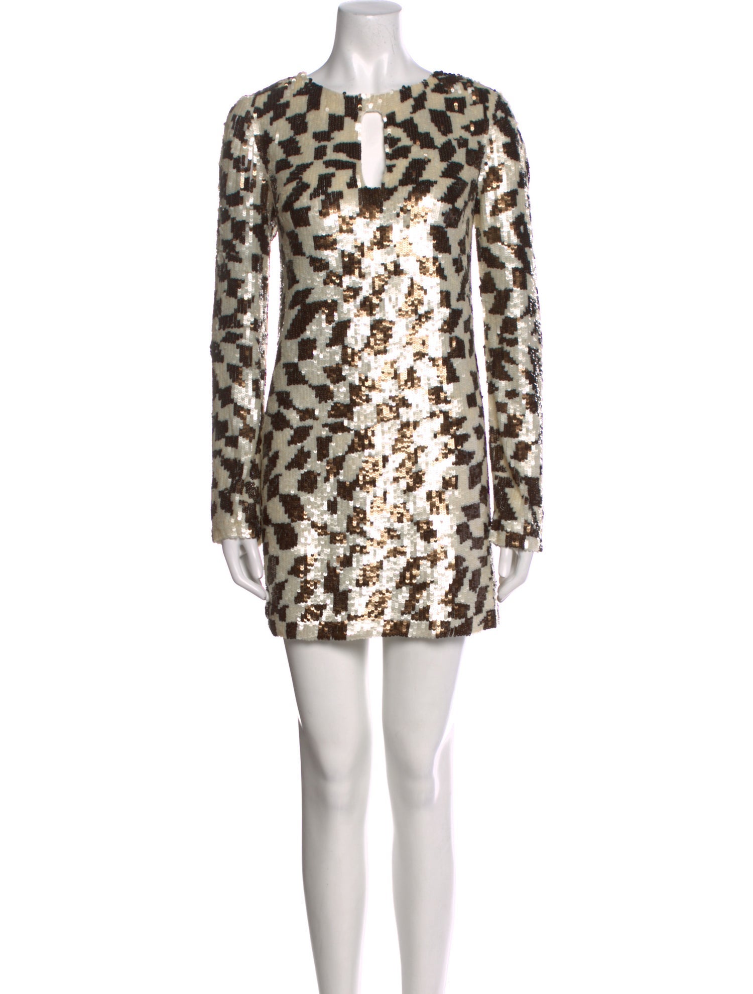 Rachel Gilbert Printed Mini Dress w/ Tags