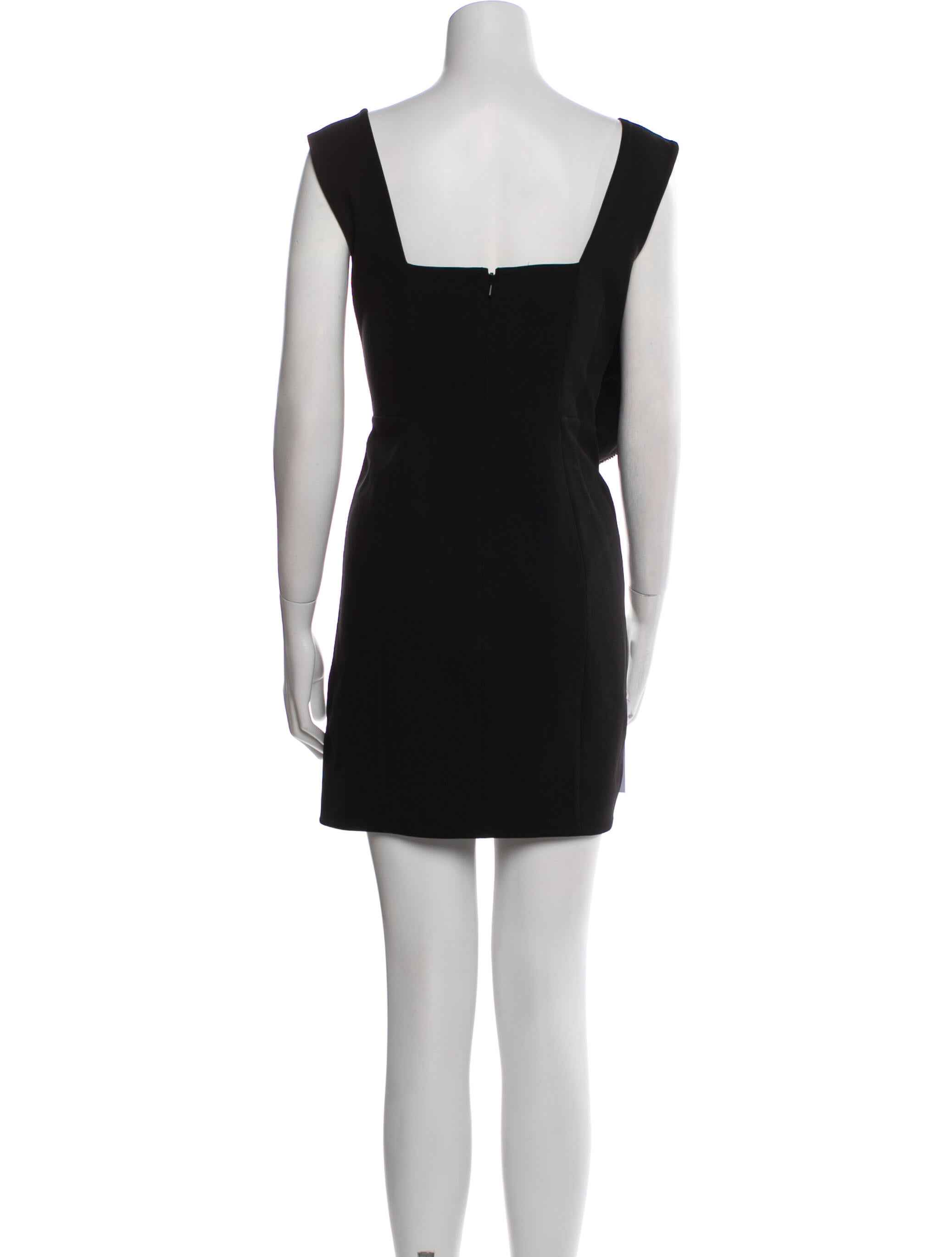 Rachel Gilbert Square Neckline Mini Dress