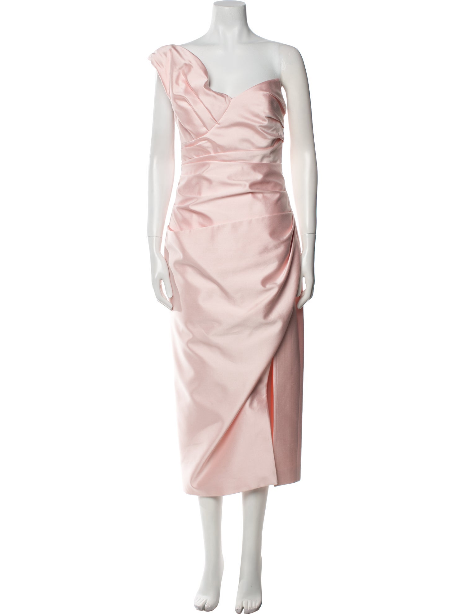 Rachel Gilbert Wool Midi Length Dress