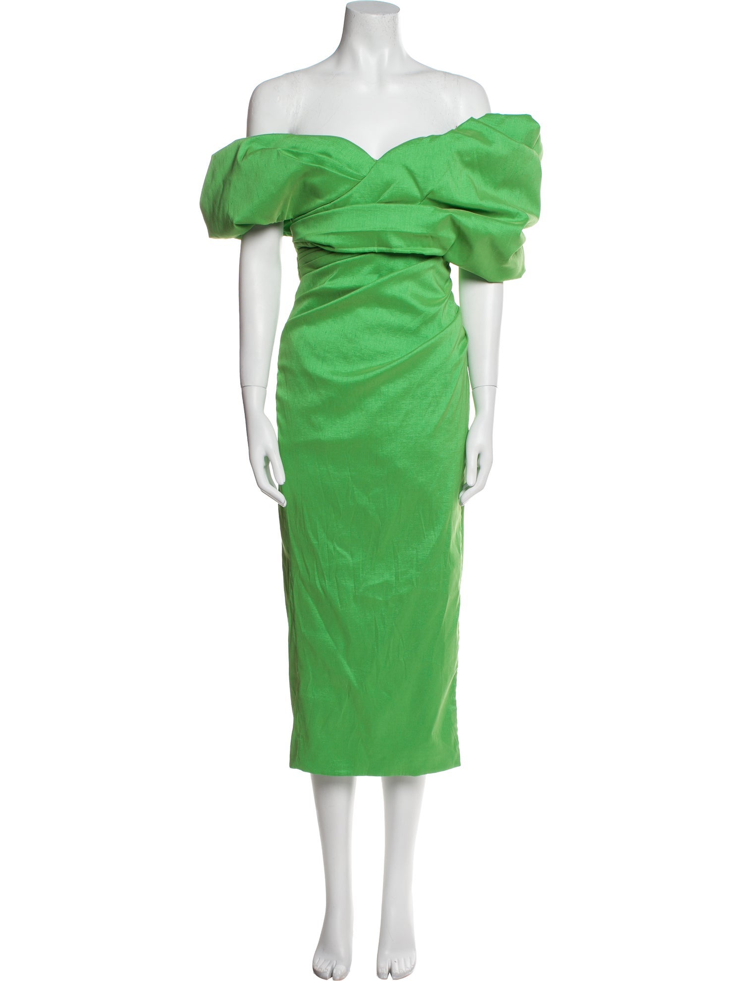 Rachel Gilbert Off-The-Shoulder Long Dress