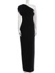 Rachel Gilbert One-Shoulder Long Dress