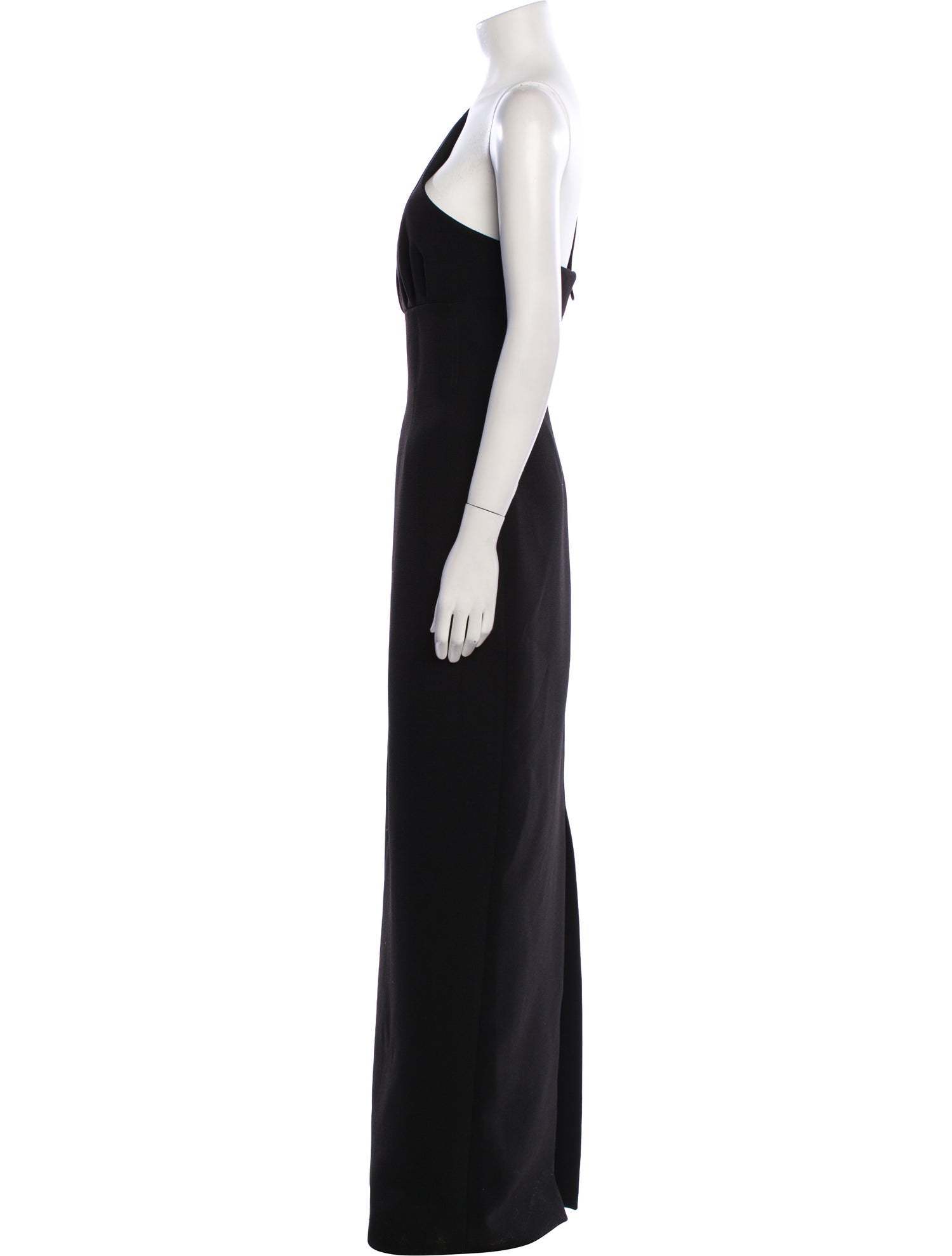 Rachel Gilbert One-Shoulder Long Dress
