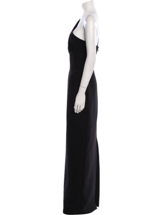 Rachel Gilbert One-Shoulder Long Dress