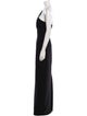 Rachel Gilbert One-Shoulder Long Dress
