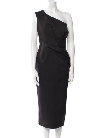 Rachel Gilbert One-Shoulder Midi Length Dress