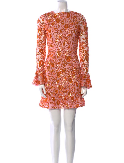 Rachel Gilbert Printed Mini Dress