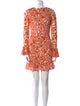 Rachel Gilbert Printed Mini Dress