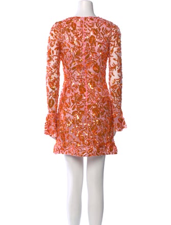 Rachel Gilbert Printed Mini Dress