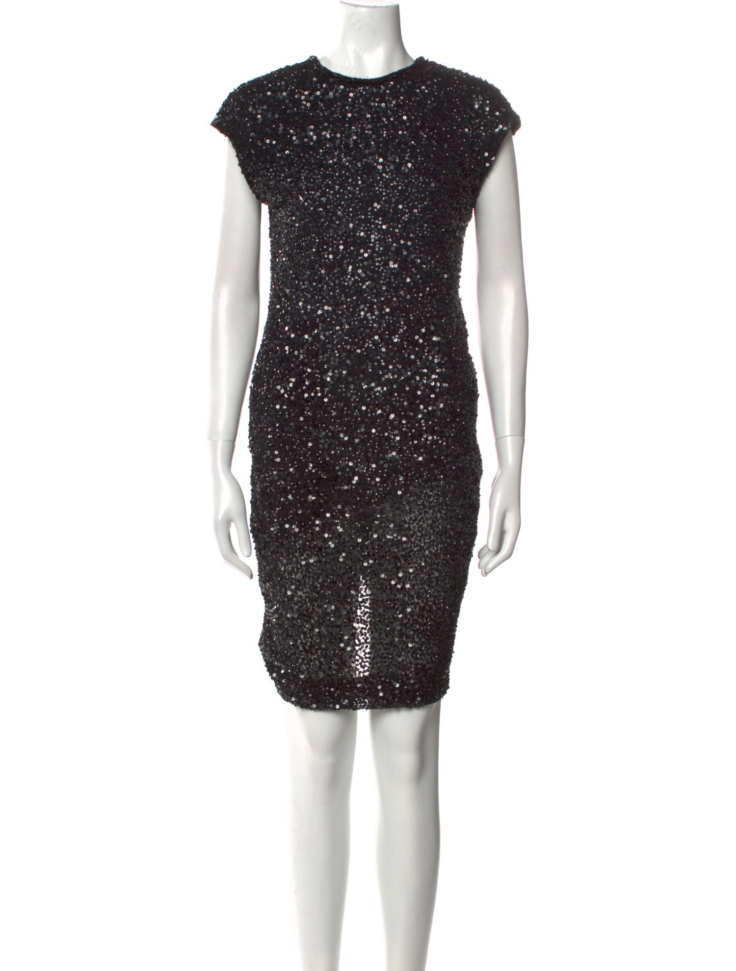 Rachel Gilbert Crew Neck Knee-Length Dress