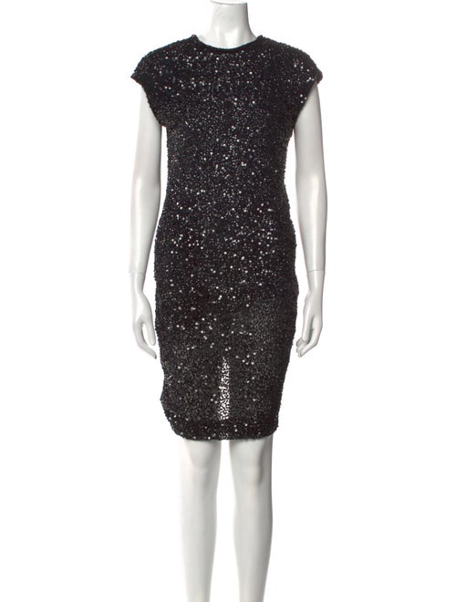 Rachel Gilbert Crew Neck Knee-Length Dress