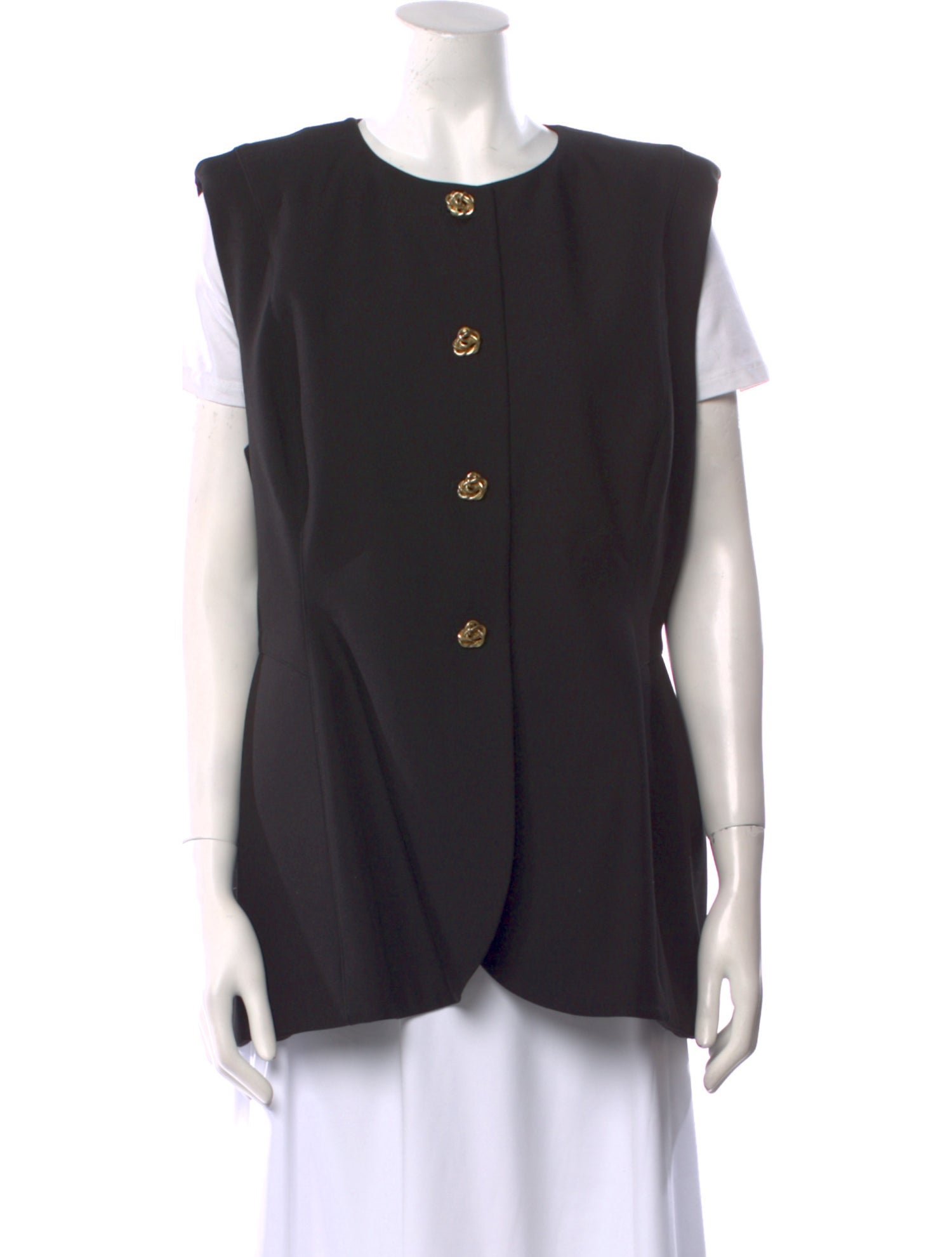 Rachel Gilbert Crew Neck Short Sleeve Blouse