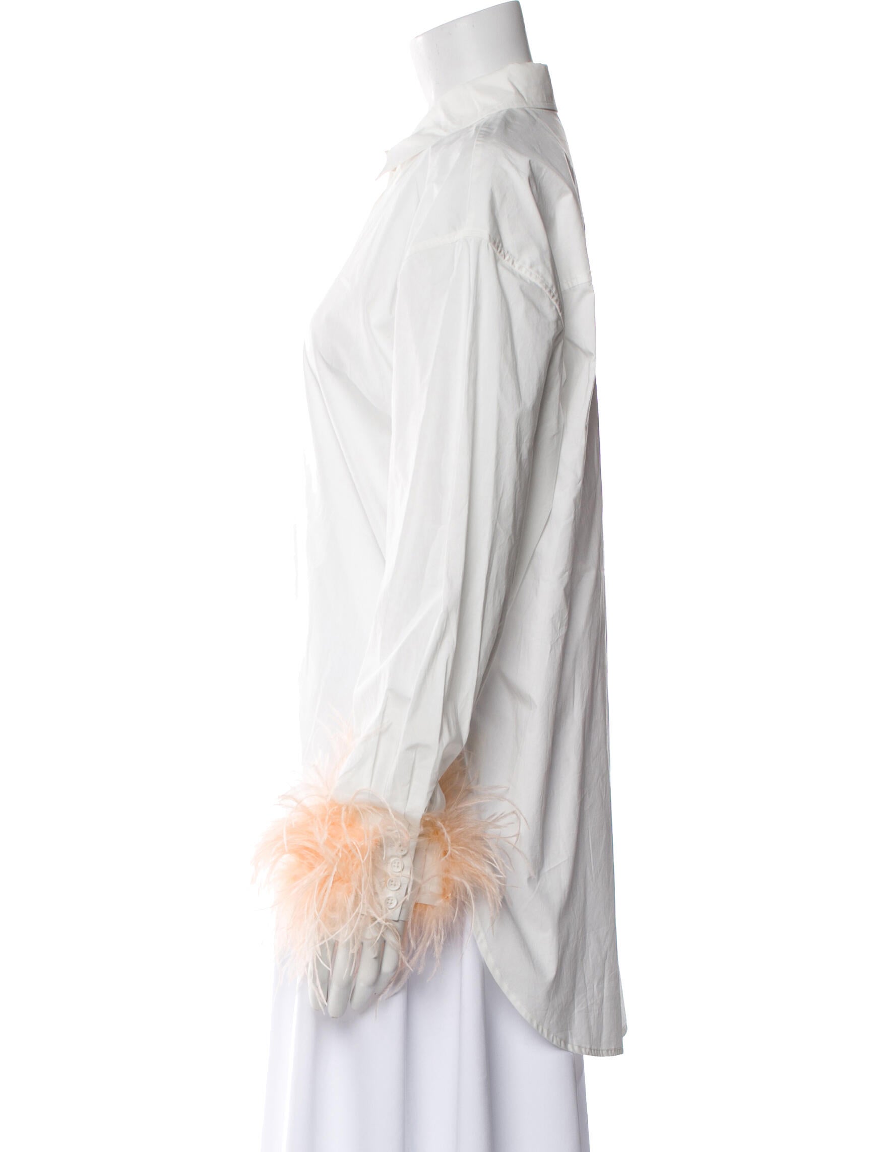 Rachel Gilbert Long Sleeve Button-Up Top