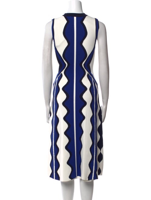 Rachel Gilbert Printed Midi Length Dress