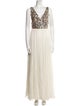 Rachel Gilbert Silk Long Dress