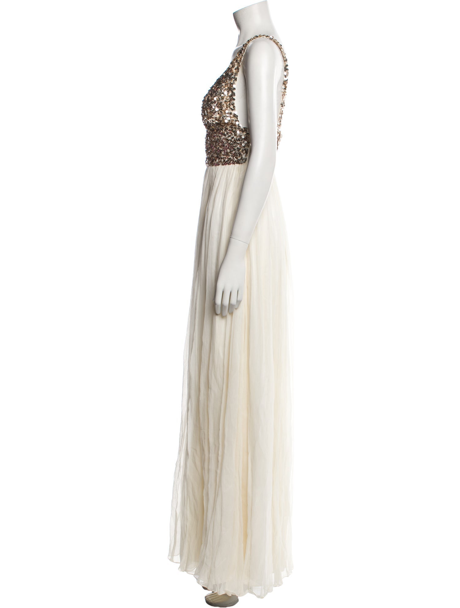 Rachel Gilbert Silk Long Dress