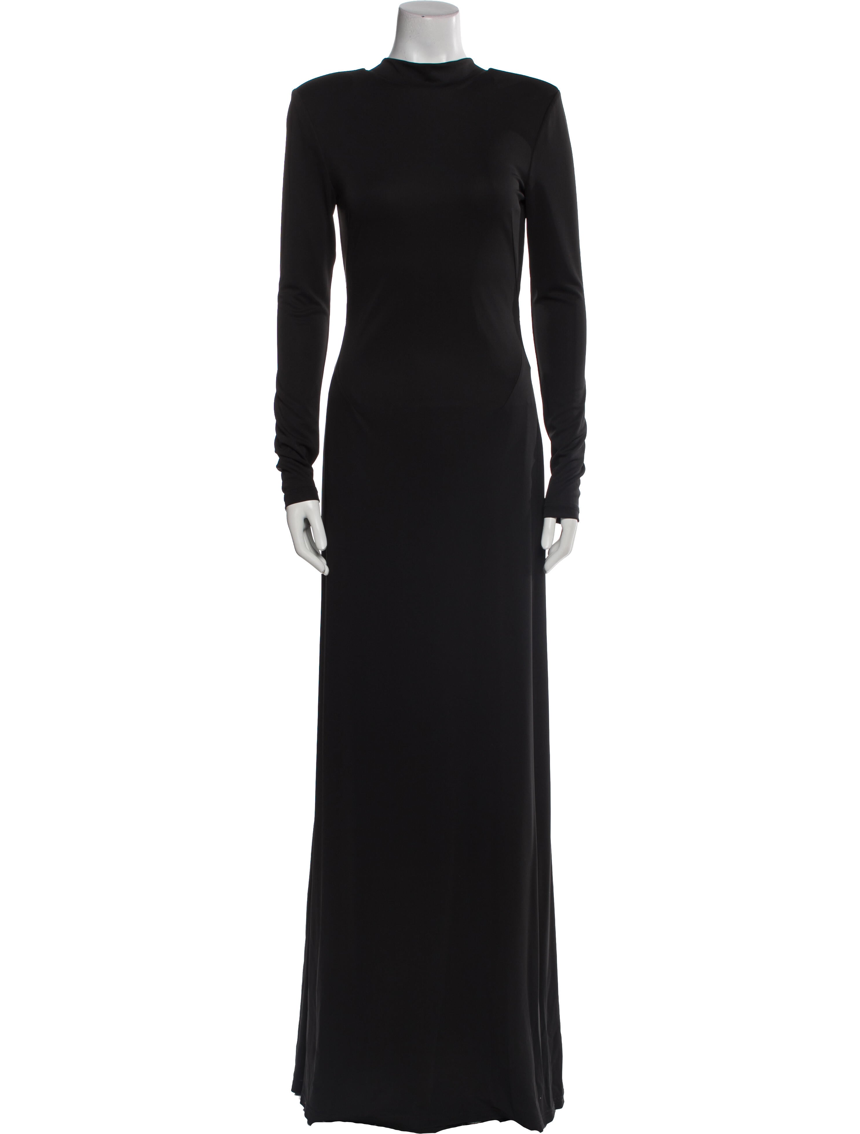 Rachel Gilbert Mock Neck Long Dress