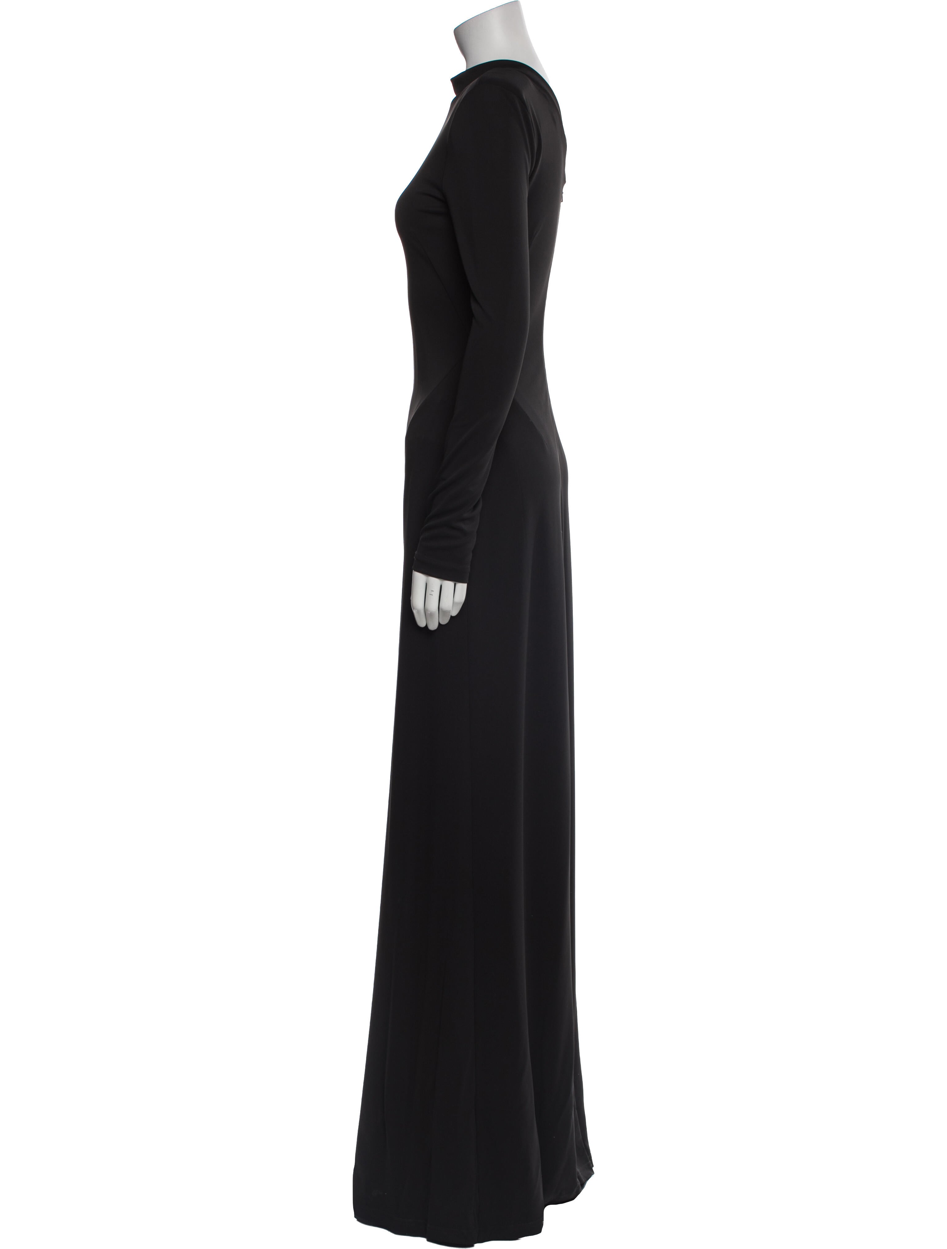 Rachel Gilbert Mock Neck Long Dress