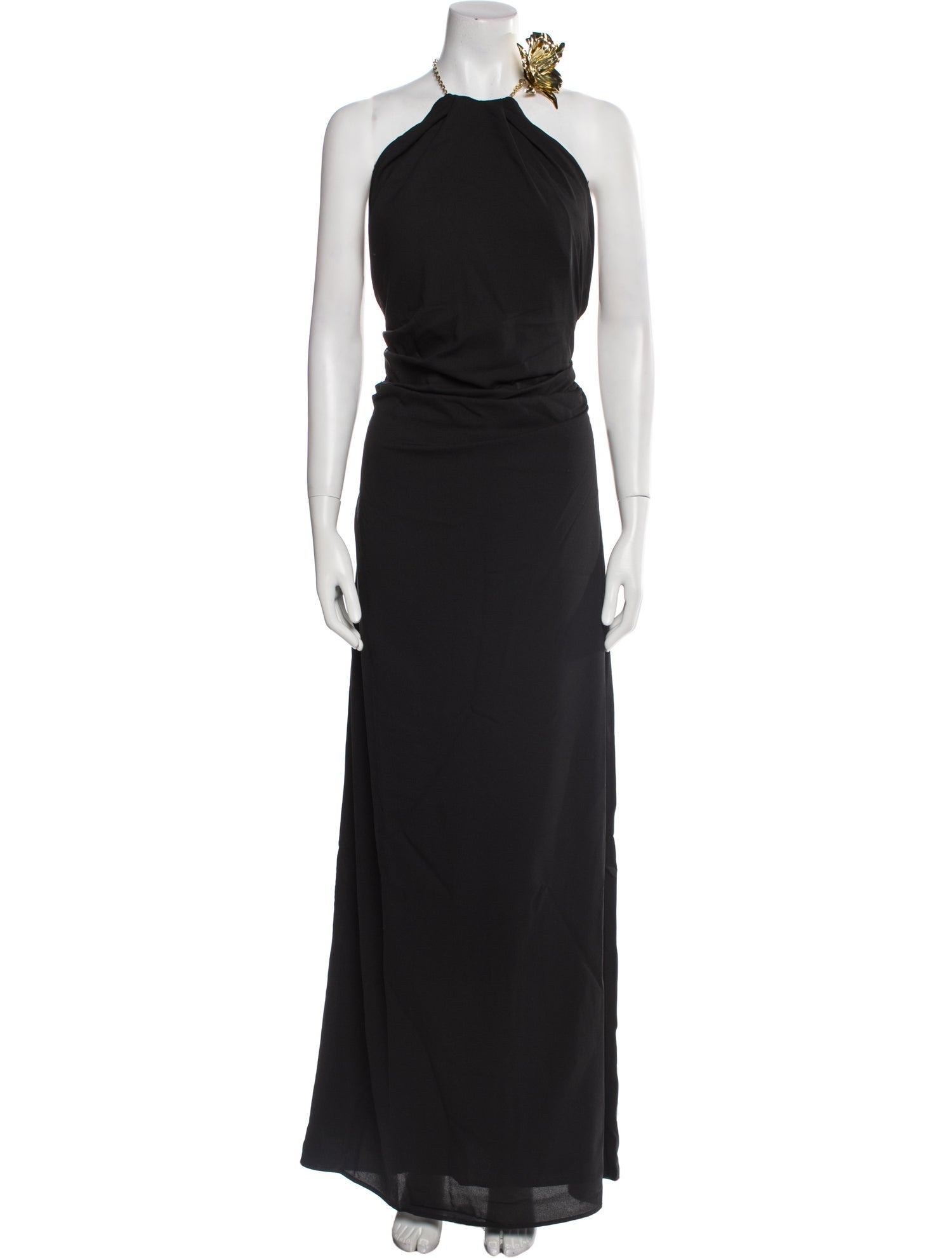 Rachel Gilbert Halterneck Long Dress