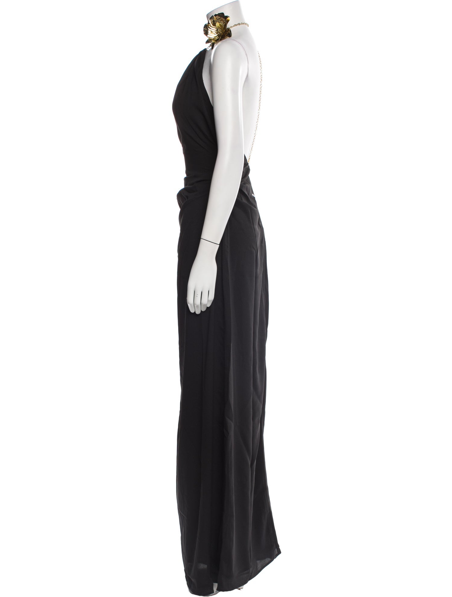 Rachel Gilbert Halterneck Long Dress