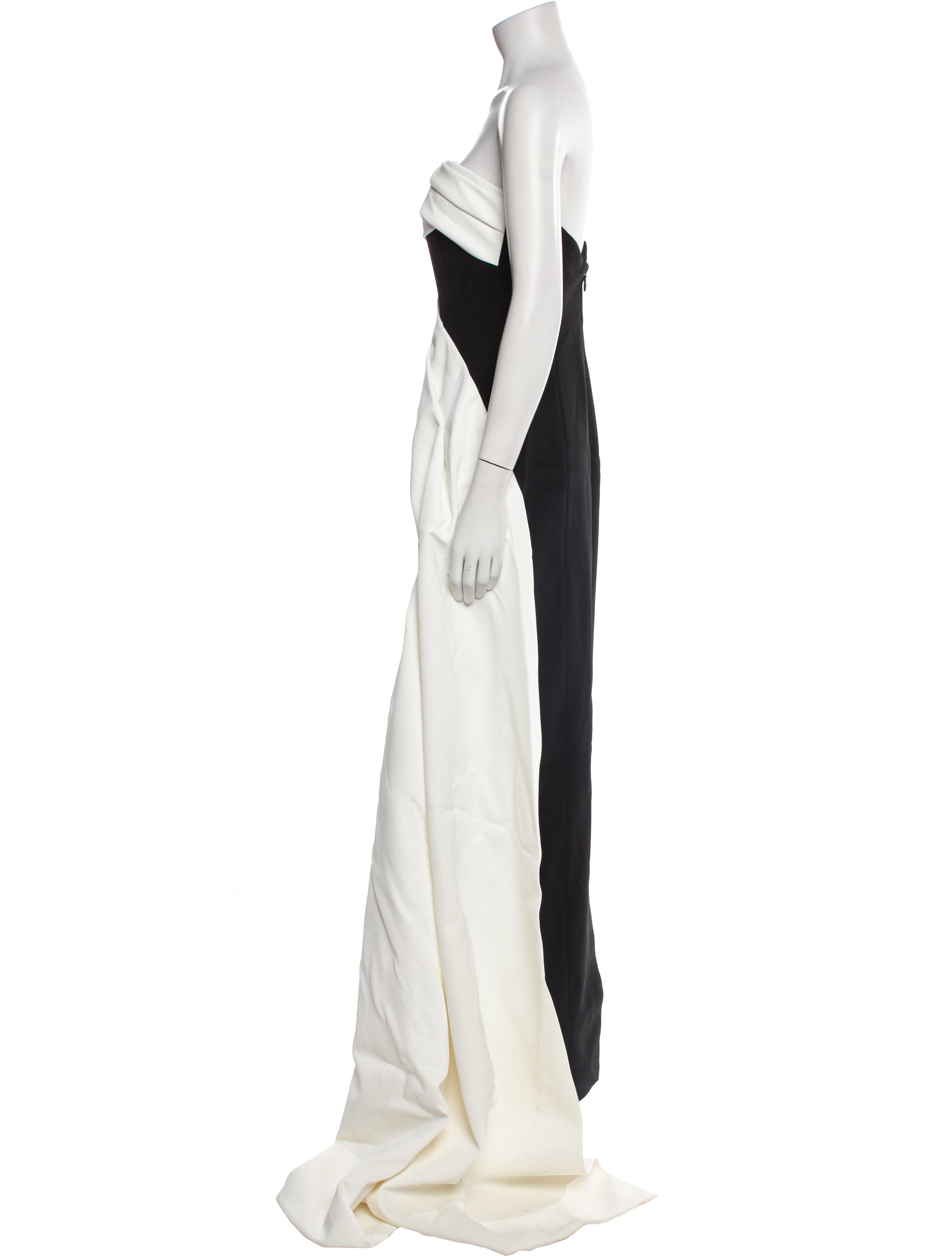 Rachel Gilbert Strapless Long Dress